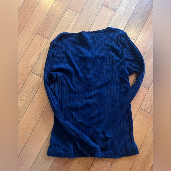 Navy Ralph Lauren Jeans co. Long sleeve shirt with buttons, size L - Picture 4 of 4